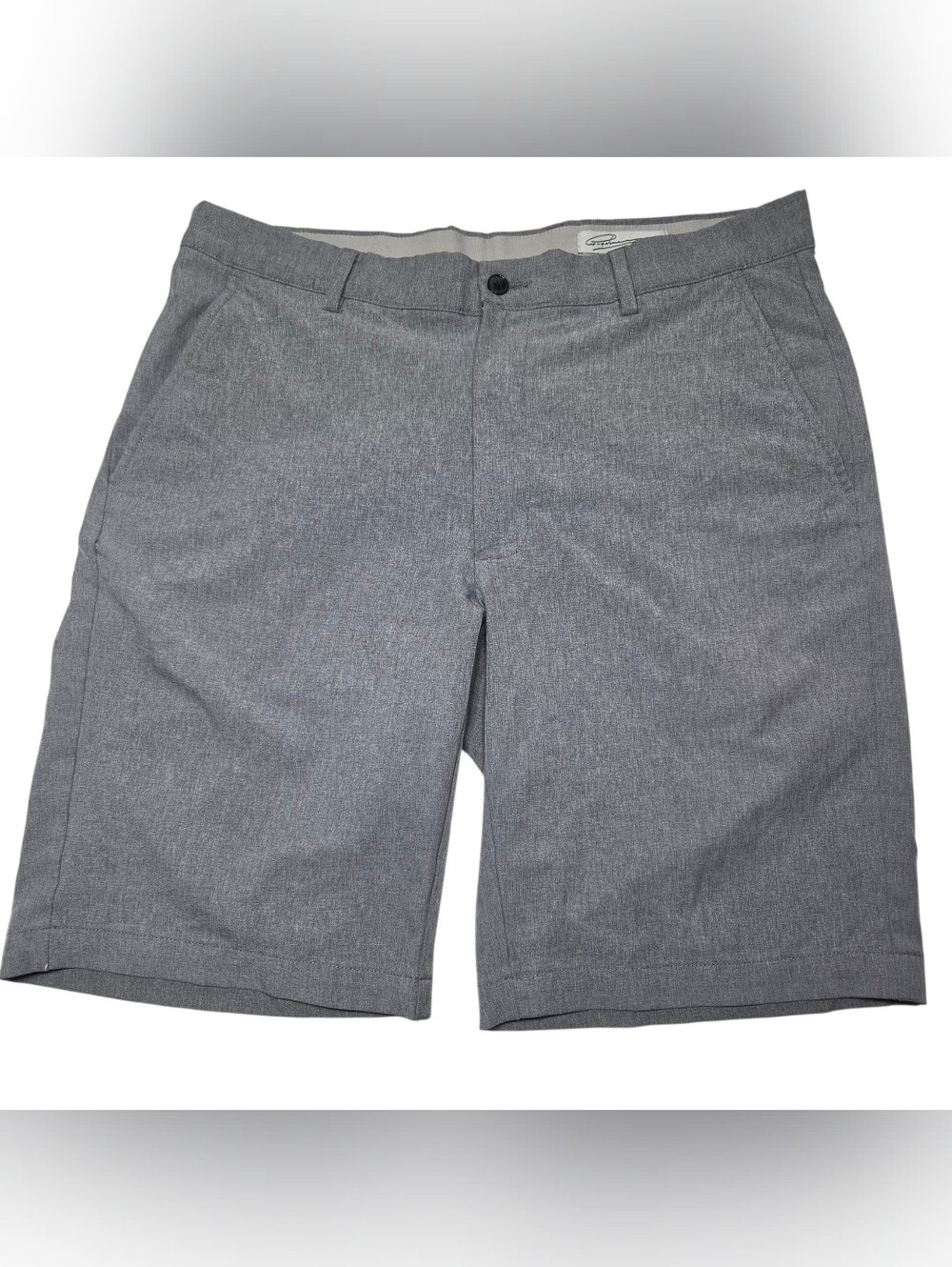 Greg Norman Collection Gray Flat Front Men's Shorts. Size 34